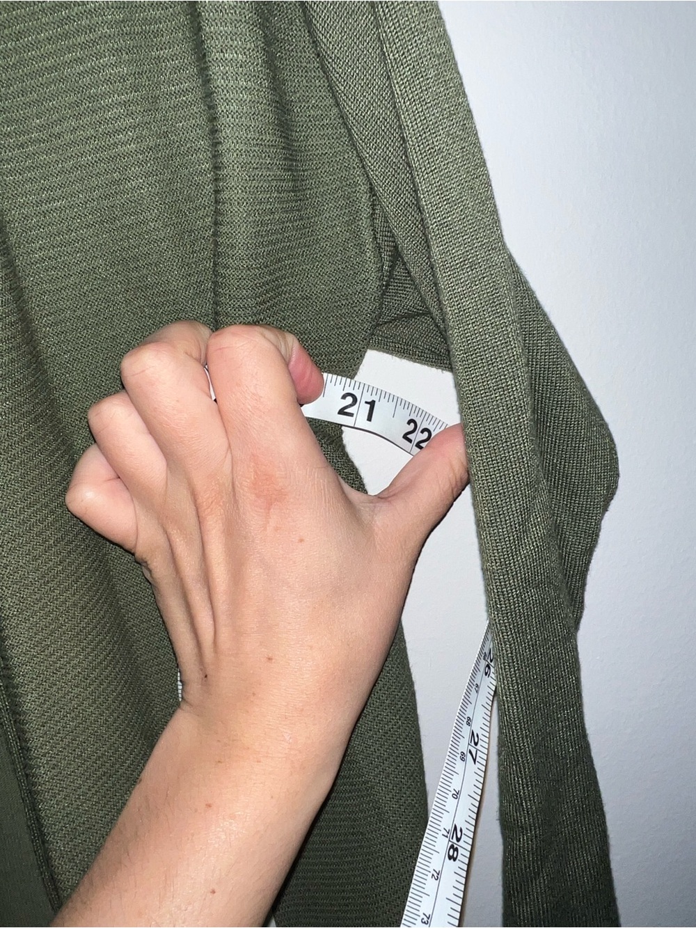 Olive green time and tru cardigan small - Picture 4 of 5